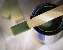 Green Paint can contracting